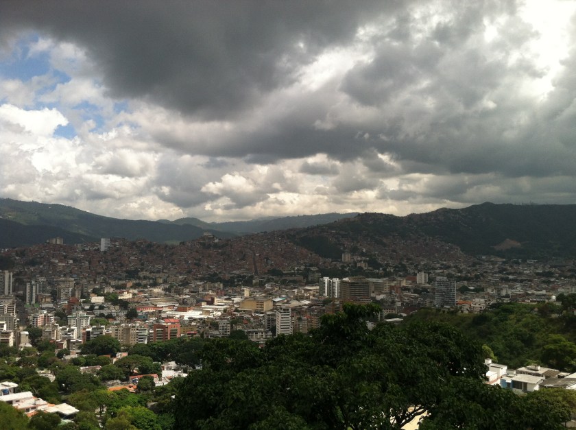 Caracas from Hornos del Cal Metrocable Station